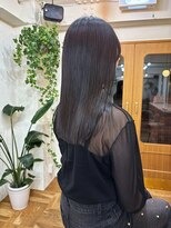 シエン 恵比寿(CIEN)&nbsp;暗くても透明感の出るラベンダーアッシュカラー/艶髪ロング