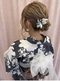 浴衣×アップスタイル