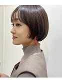 前上がりミニボブ