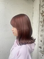 ロイジー(roijir)&nbsp;表参道 roijir × ブリーチなしWカラー × ピンクベージュ