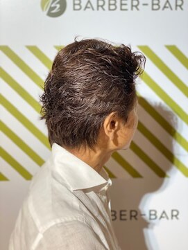 バーバーバー 四谷(BARBER-BAR) ビジネス爽やかニュアンスパーマスタイル