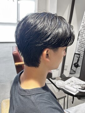 エニー 栄(Any) men's hair☆毛流れセンターパートスタイル