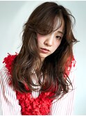 メルティカラーフェミニンロング似合わせカットレイヤーカット