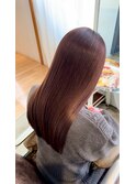 美髪ピンクブラウン