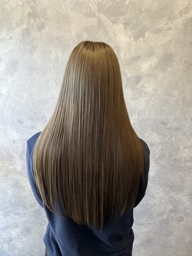 ザ ラブズ ラフズ ヘアー 本店(the loves laughs hair) 透明感ブラウン/髪質改善トリートメント/ストレート