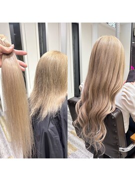 アフューズバイストゥー(Vfuse by StueW) 中毒者続出☆最高級エクステ13/髪質改善/ダブルカラー/カラー