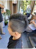 アシンメトリー×ツーブロックスタイル