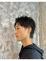 コワファースト長崎シャンプーボーイ 2nd(COIFF1RST 長崎 SHAMPOO BOY) センターパートメンズカット