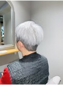 40代50代60代◎脱白髪染め 大人ショートスタイル
