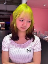 ダズリングディア(Dazzling Deer)&nbsp;グリーン/ルーツカラー/波巻き/ブラウン/デザインカラー