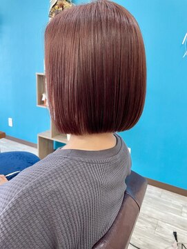 ルフテ(LOFTE) ピンクベージュボブ☆