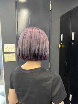 ホワイト 梅田(white) アンブレラカラー×ラベンダー