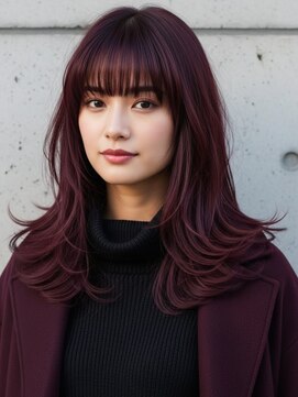 チェリーレッド/リタッチカラー/ハイレイヤーウルフ