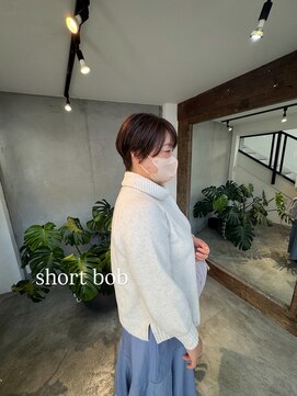 【栗本浩司】大人のショートボブ