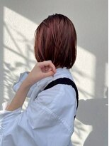 ミロアヴィタ 平尾(miroa vita)&nbsp;ピンクブラウン ブリーチなしダブルカラーレイヤーカット 