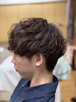 マキシム ナカイ(MAXIM NAKAI)&nbsp;外国人くせ毛風ナチュラルパーマツーブロックマッシュスタイル