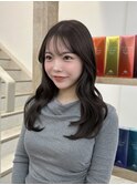 柔らかアッシュブラウン