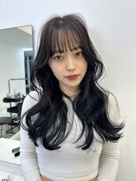 アイトーキョーエス 渋谷(AI TOKYO S)&nbsp;ミルクティーブロンド/ダークブルー/デジタルパーマ/渋谷