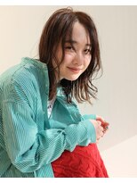 olu.hair新安城/髪質改善/ショート/白髪ぼかし/縮毛矯正【 9/7 NEW　OPEN（予定）】&nbsp;ラフウェーブ
