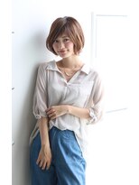 ダンディゾン ブルー 神楽坂(Dans Dix ans bleu)&nbsp;★今トレンドのひし形ショートボブ☆