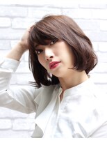 パースィート 目黒(pursuit)&nbsp;大人可愛い エアリー ひし形シルエット グレージュ