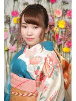 ヘア クチュール ミヨ(HAIR COUTURE MIYO) 成人式撮影　リボンヘアアレンジ