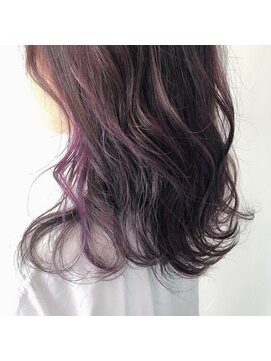 テクライズ 豊橋店(TECHRISE) カシスラベンダー　ハイライトカラー　立体感カラー