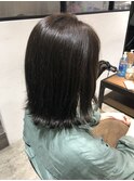 外ハネボブ×ダークグレージュ　正木ゆかり