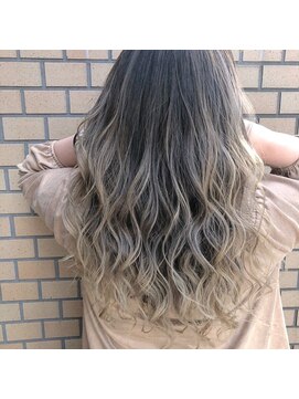 ピーディーヴィセオ 新さっぽろ店(PD VISEO) ミルクティーバレイヤージュ