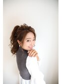 大人ポニーテールアレンジ☆