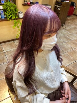 ジェイポイント ヘア クリニカ(J:POINT Hair CLINICA) Violet × Cherry pink