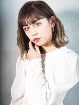 ペスカ 博多駅前店(pesca)&nbsp;pesca博多駅前店/小顔/オリーブカラー/セミウェットウェーブ