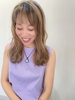 サロンプレッジエビノマル(salon PLEDGE ebinomaru)&nbsp;グラデーション×ミディアムヘア