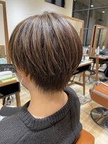 ネオリーブエム(Neolive em;)&nbsp;大人のハイライトデザインカラー☆白髪ボカシハイライト☆