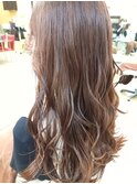 ロング　ミックス巻き