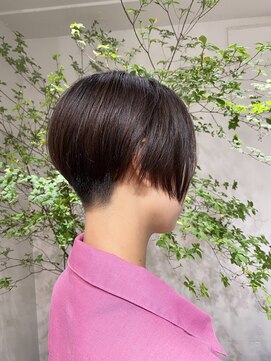 サルファ ヘアデザイン 名古屋 丸の内(S.ALPHA HAIR DESIGN) 前下がりハンサムショート