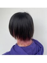 サロンドミルク 溝の口店(salon de MiLK) ウルフカット インナーピンク