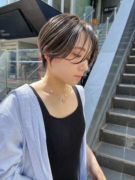 ヌード(NUDE) NUDE透け感10代20代30代40代ハンサムショート 大人ショートボブ