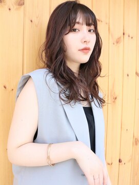 ブゾン(buZon) 【buZonブゾン】大人セミロング×シアベージュ