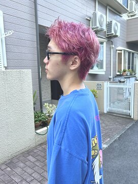 コーチ 新代田店(Coach) Coach Hair Studio 新代田店刈らないショート×ファンシーピンク