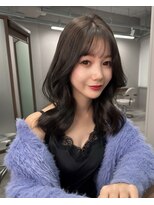 ボタン ハカタ(VOTAN hakata)&nbsp;◎votan_yuka◎ミディアムレイヤー/暗めカラー/韓国ヘア