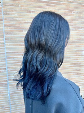 ダブ(DAB) 【ブルー】ブルーブラック グラデーションカラー 宇都宮 鹿沼