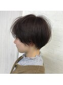 マッシュショート まるみショート 小顔ショート