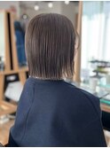 小顔タッセルボブ×似合わせカット[ボブ/縮毛矯正/横浜韓国]