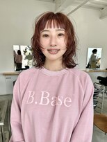 フィル(fil)&nbsp;ミディアムパーマ／ピンクベージュ