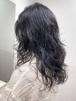 サロウィン 那覇店(SALOWIN)&nbsp;黒髪セミロングパーマ