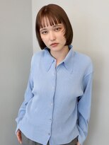 スペシャルオオサカ 難波店(Special OSAKA)&nbsp;顔まわりレイヤー/ショートボブ/マロンブラウン