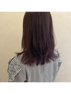 アンドワン 自由が丘(＆ONE) 【&ONE 自由が丘】くびれヘア　× ピンクグレージュ