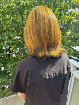 ツイギー 宮西店(TWiGGY) ローライト×エンドカラー