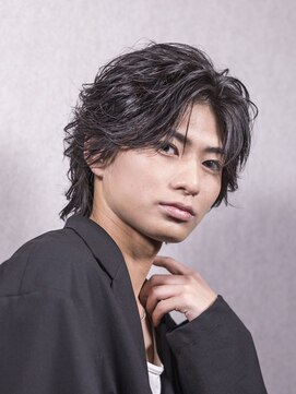 テクト バイアッシュ 吉祥寺店(Tect by Ash) ウルフフェザーパーマセンターパート毛流れパーマ